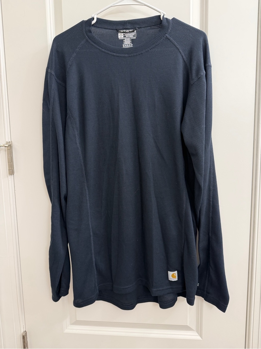 Carhartt Men's Black Long-Sleeve Waffle Thermal Shirt - NWOT